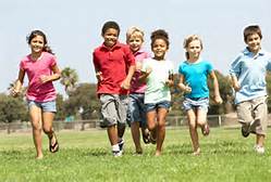 kids running