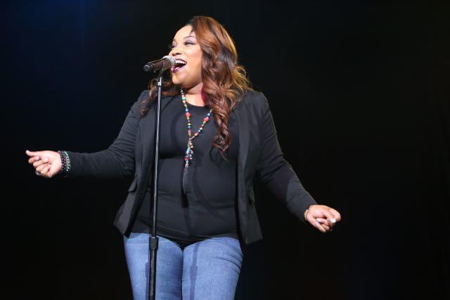 Tasha Paige Lockhart performs at Women's Empowerment