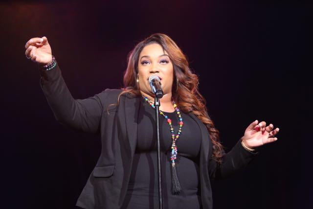Tasha Paige Lockhart performs at Women's Empowerment