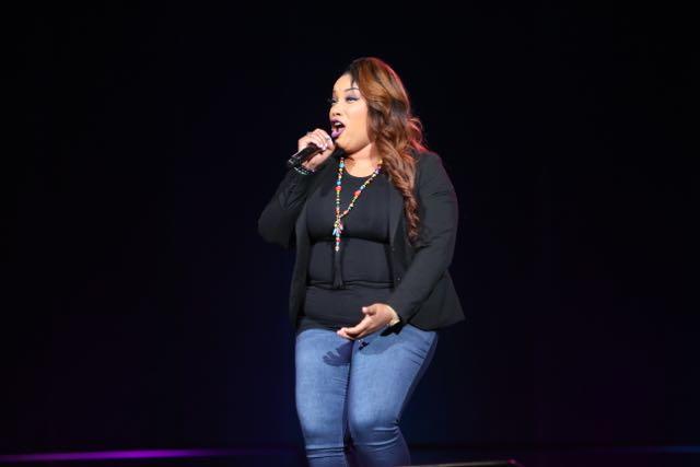 Tasha Paige Lockhart performs at Women's Empowerment