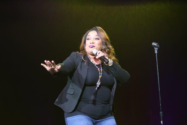 Tasha Paige Lockhart performs at Women's Empowerment