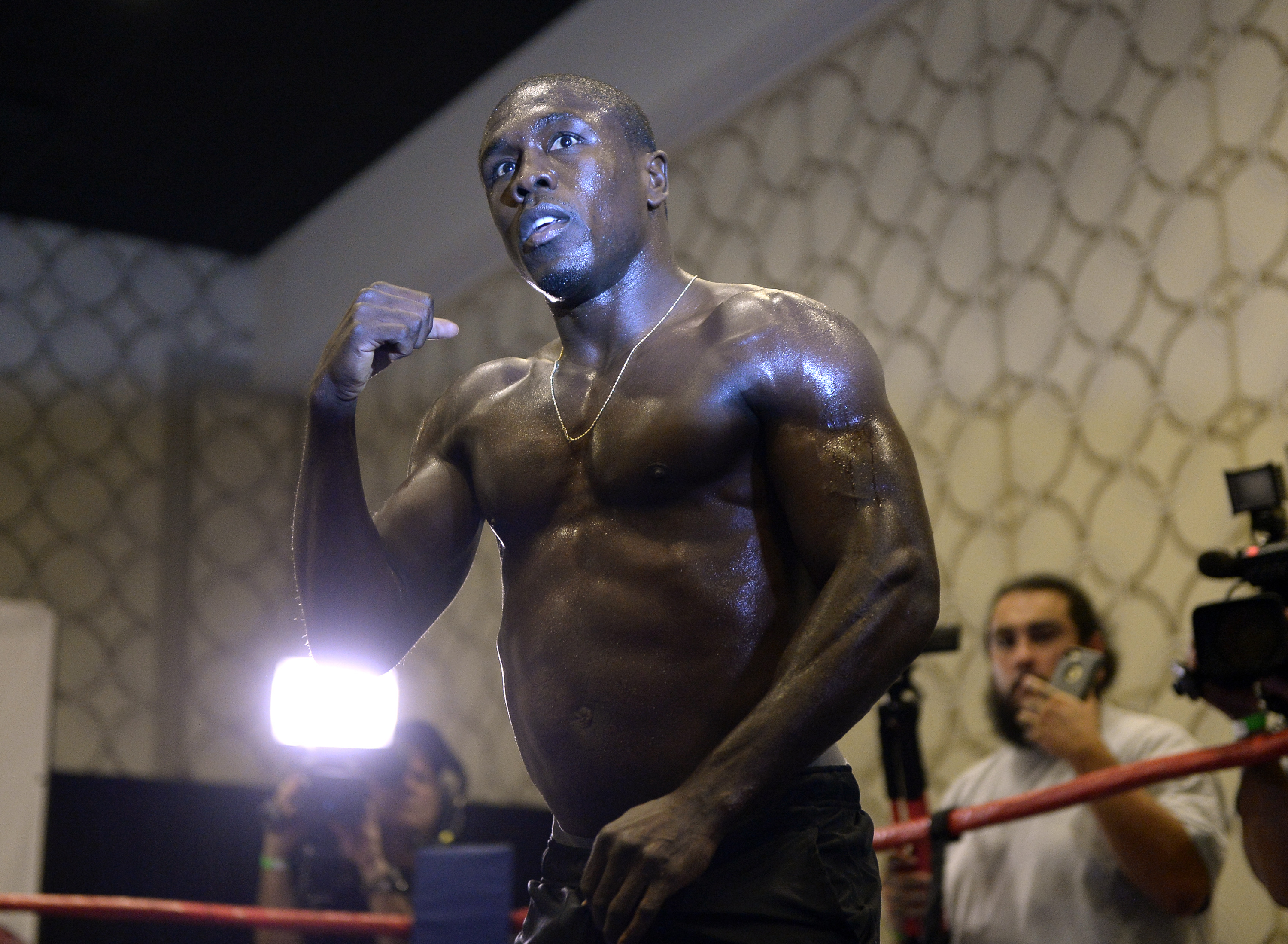 Andre Berto Media Workout