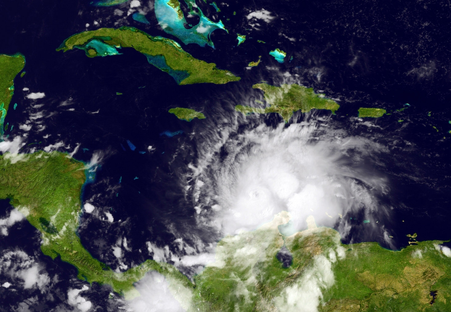 Hurricane Matthew Churns in Caribbean