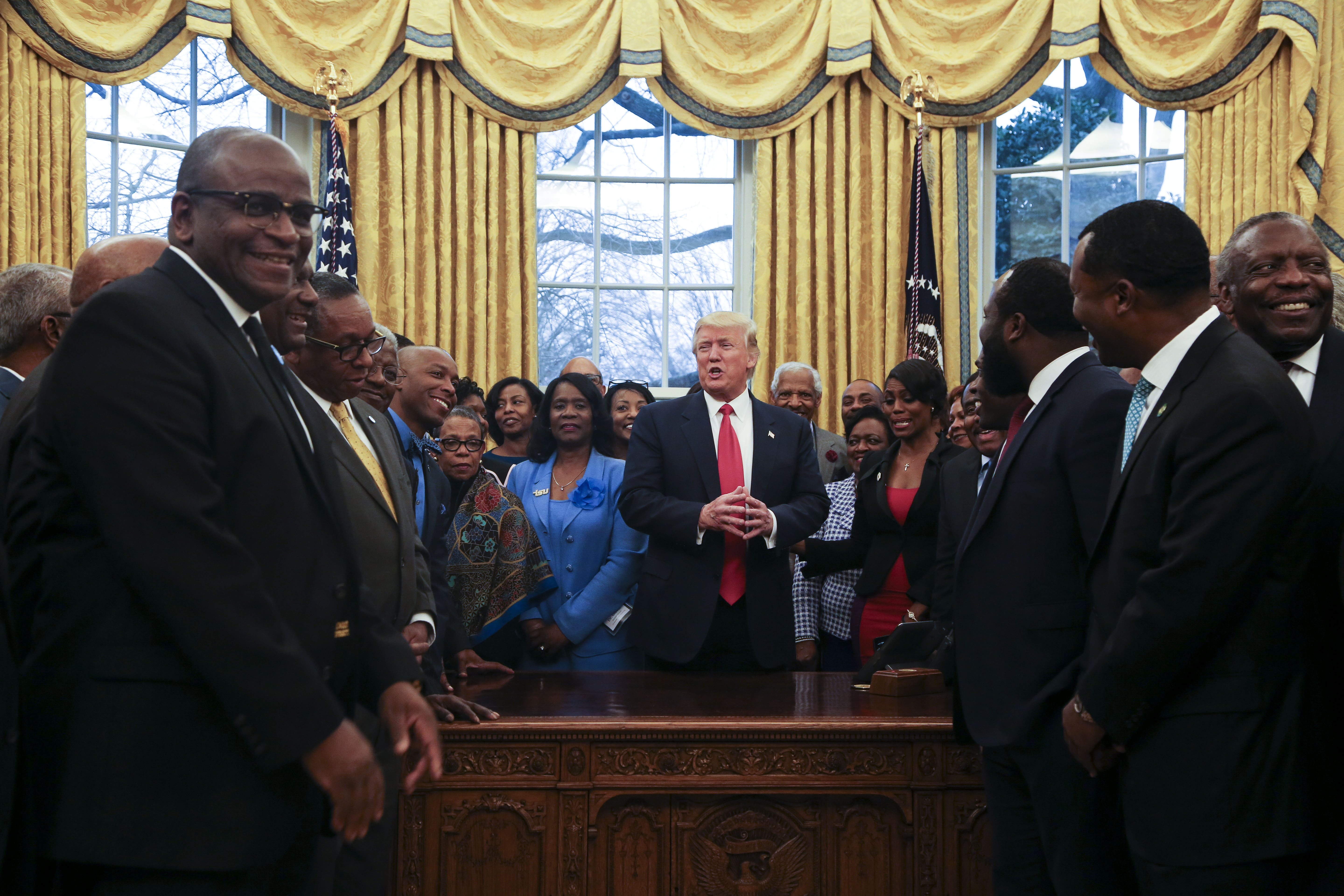US President Donald Trump Meets With The Historically Black Colleges and Universities