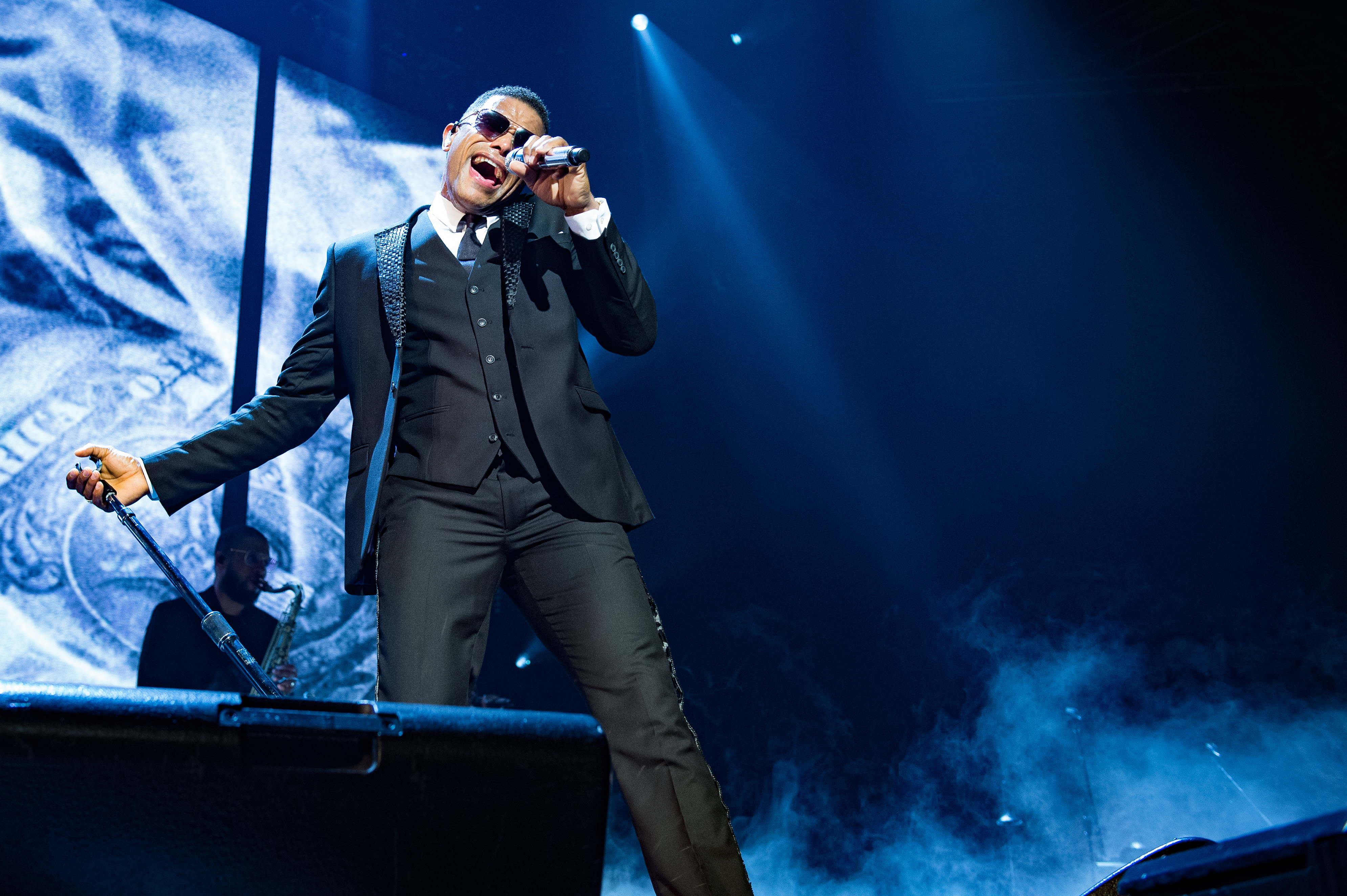 Maxwell & Mary J. Blige Performs At Le Zenith In Paris