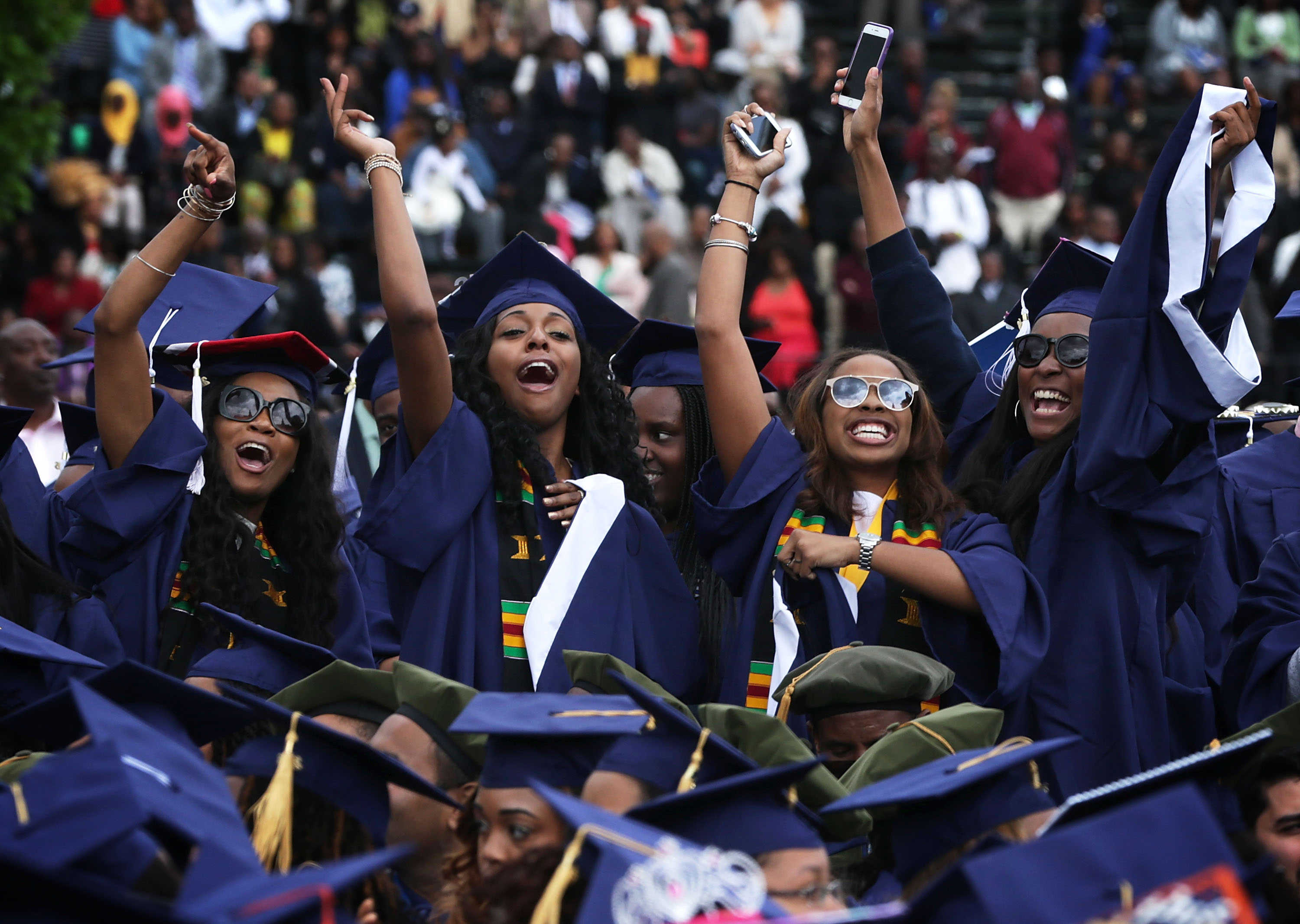 President Obama Delivers Commencement Address At Howard University