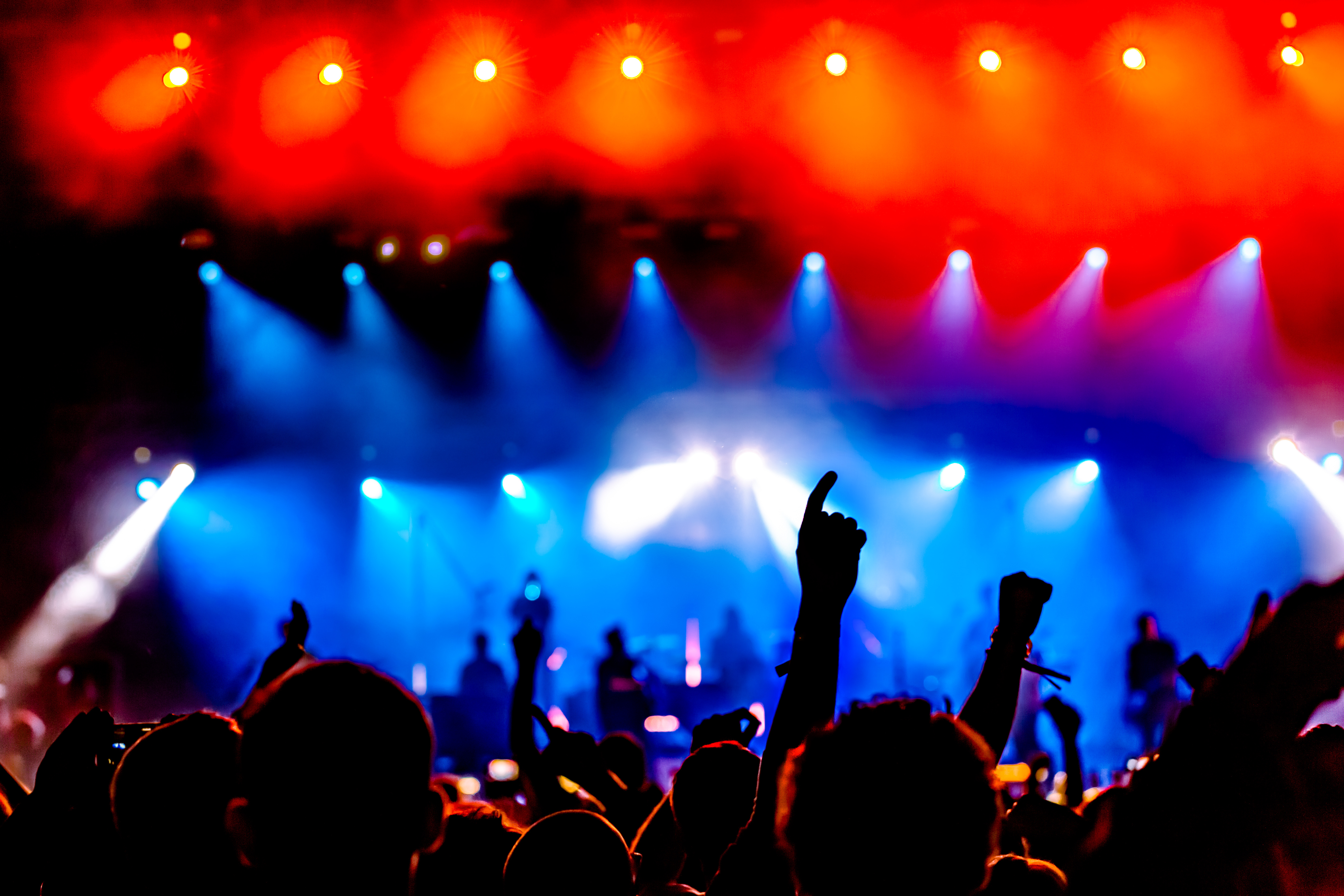 Enjoying the concert