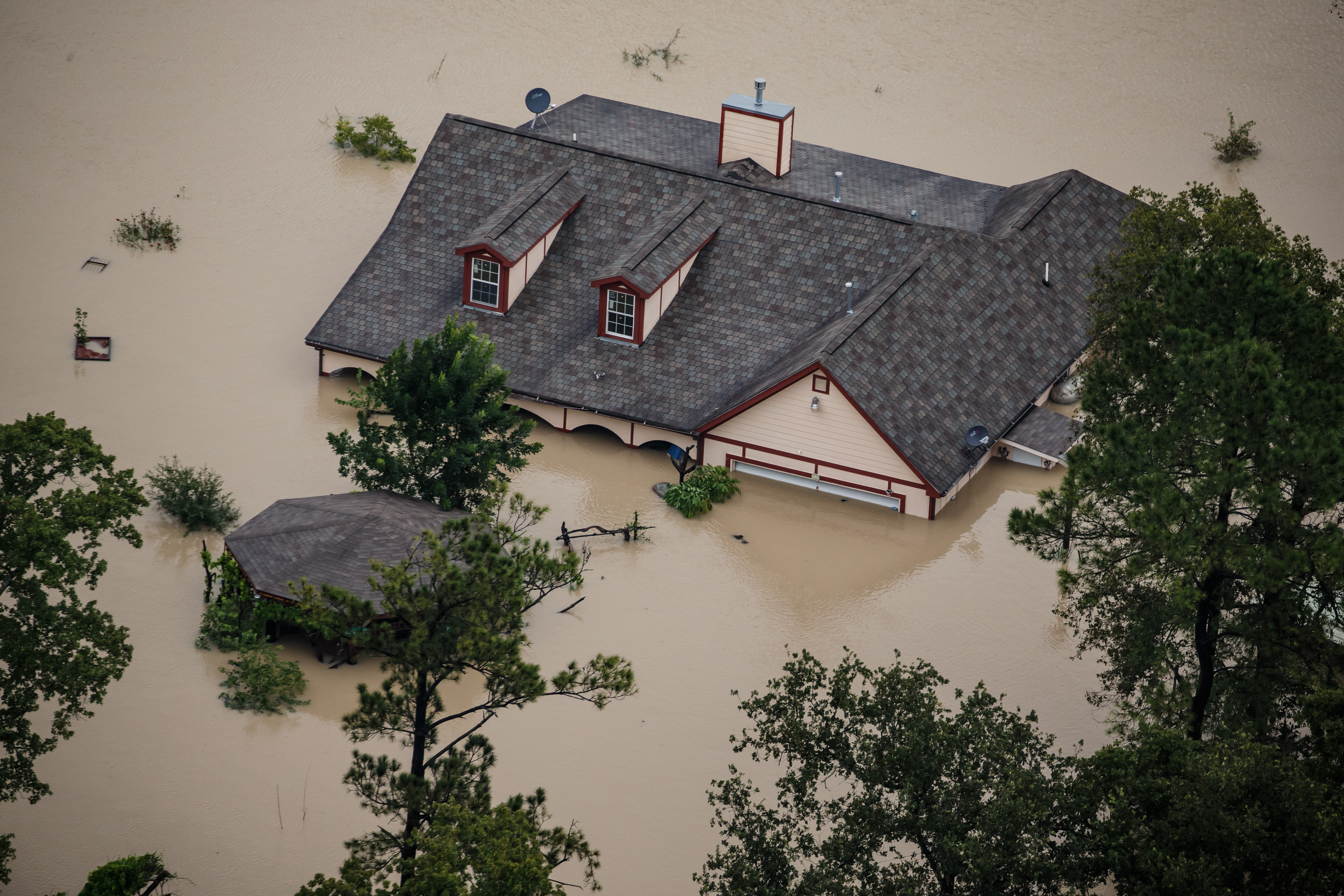 Flooding in Houston From Hurricane Harvey