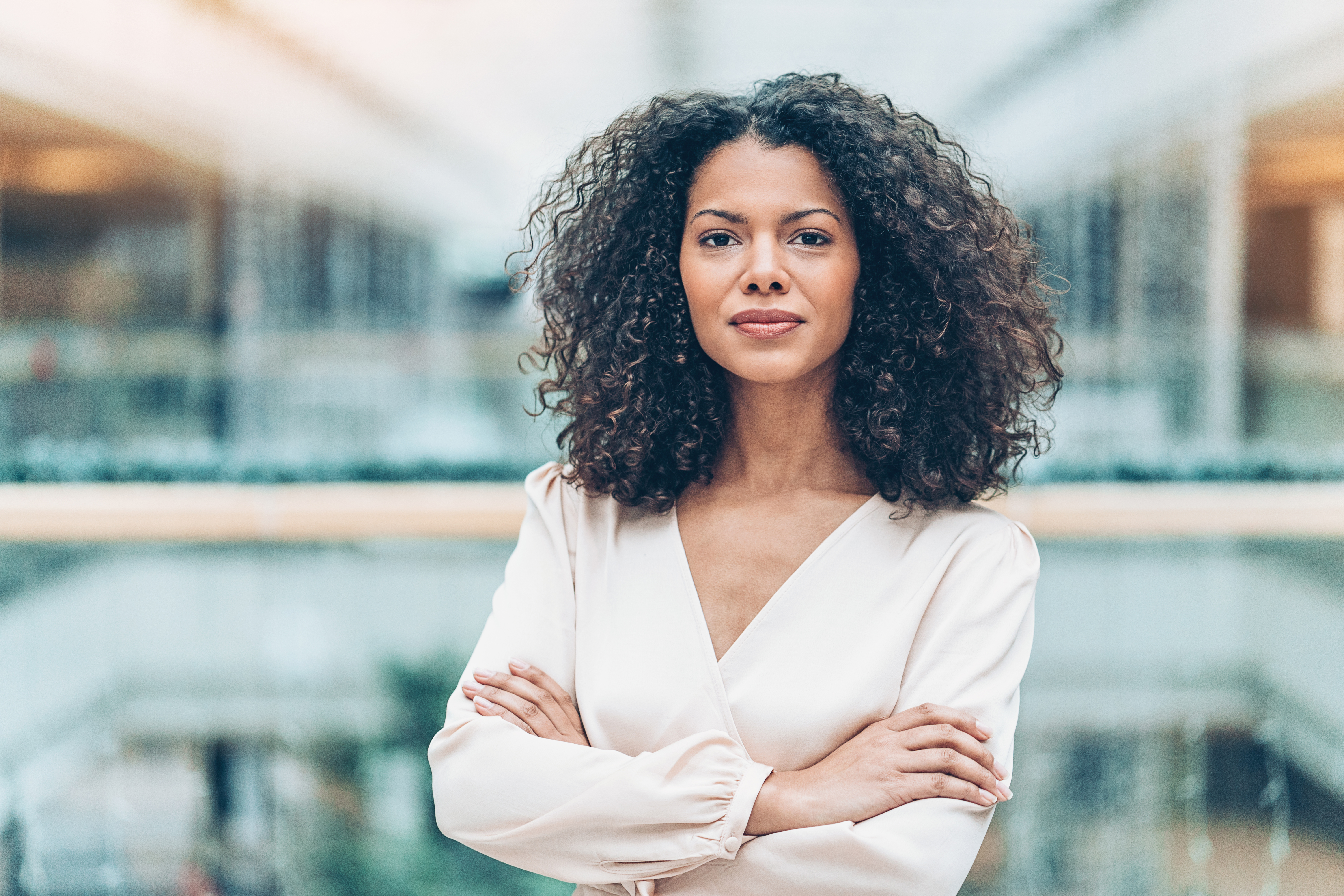 Portrait of a young African ethnicity businesswoman