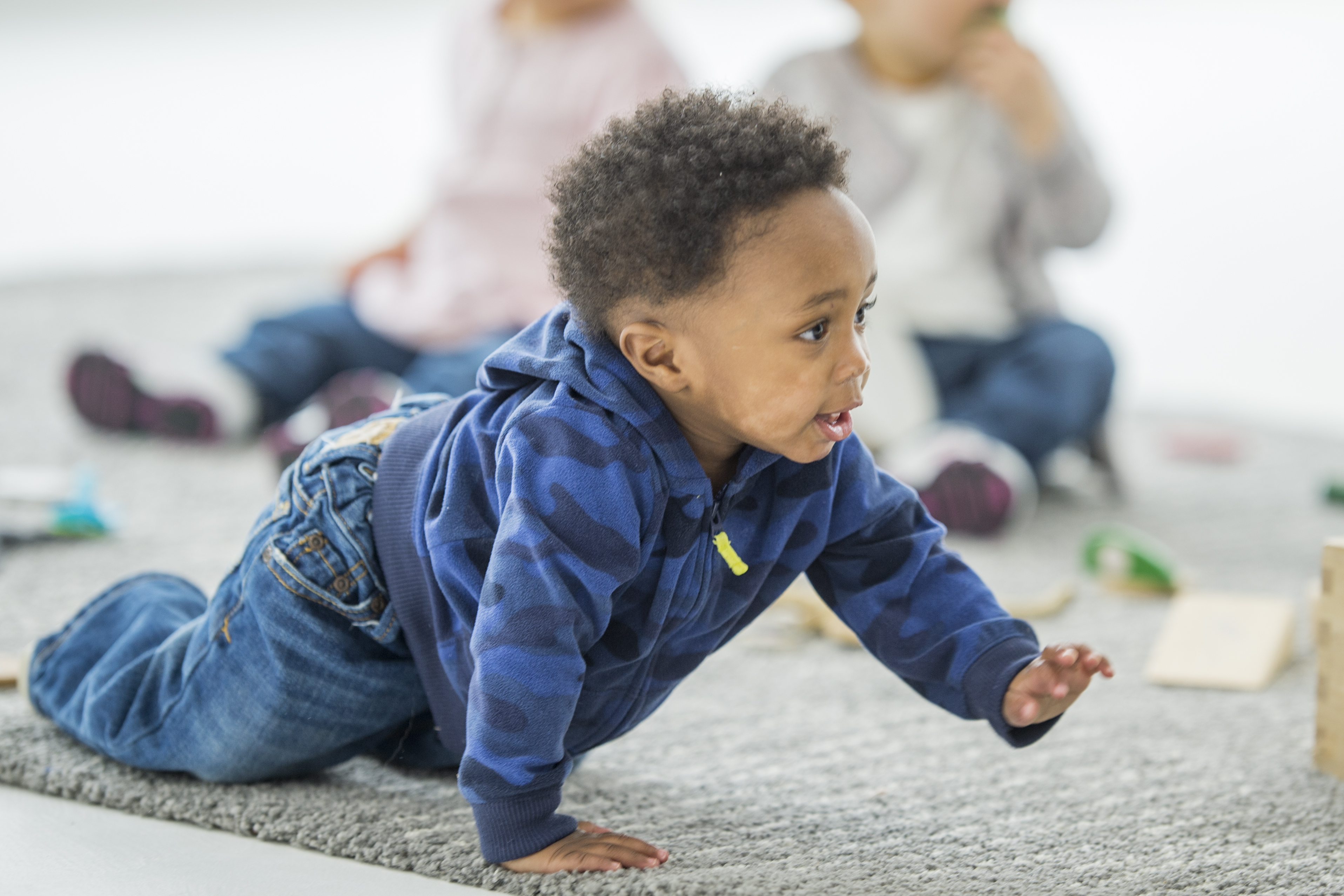 Playing Happily in Daycare