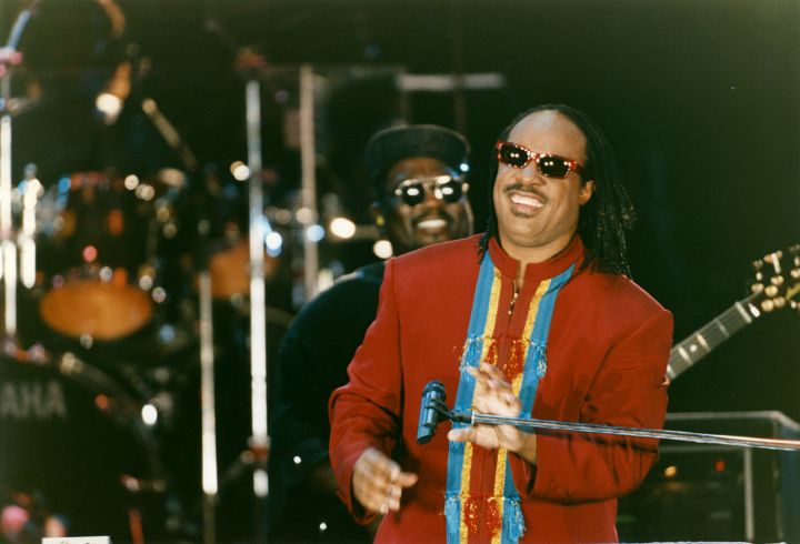 Stevie Wonder lors d’une soirée