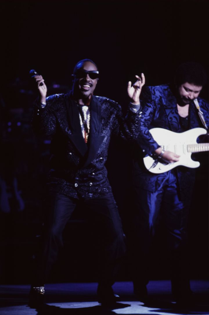 Stevie Wonder en concert en 1989