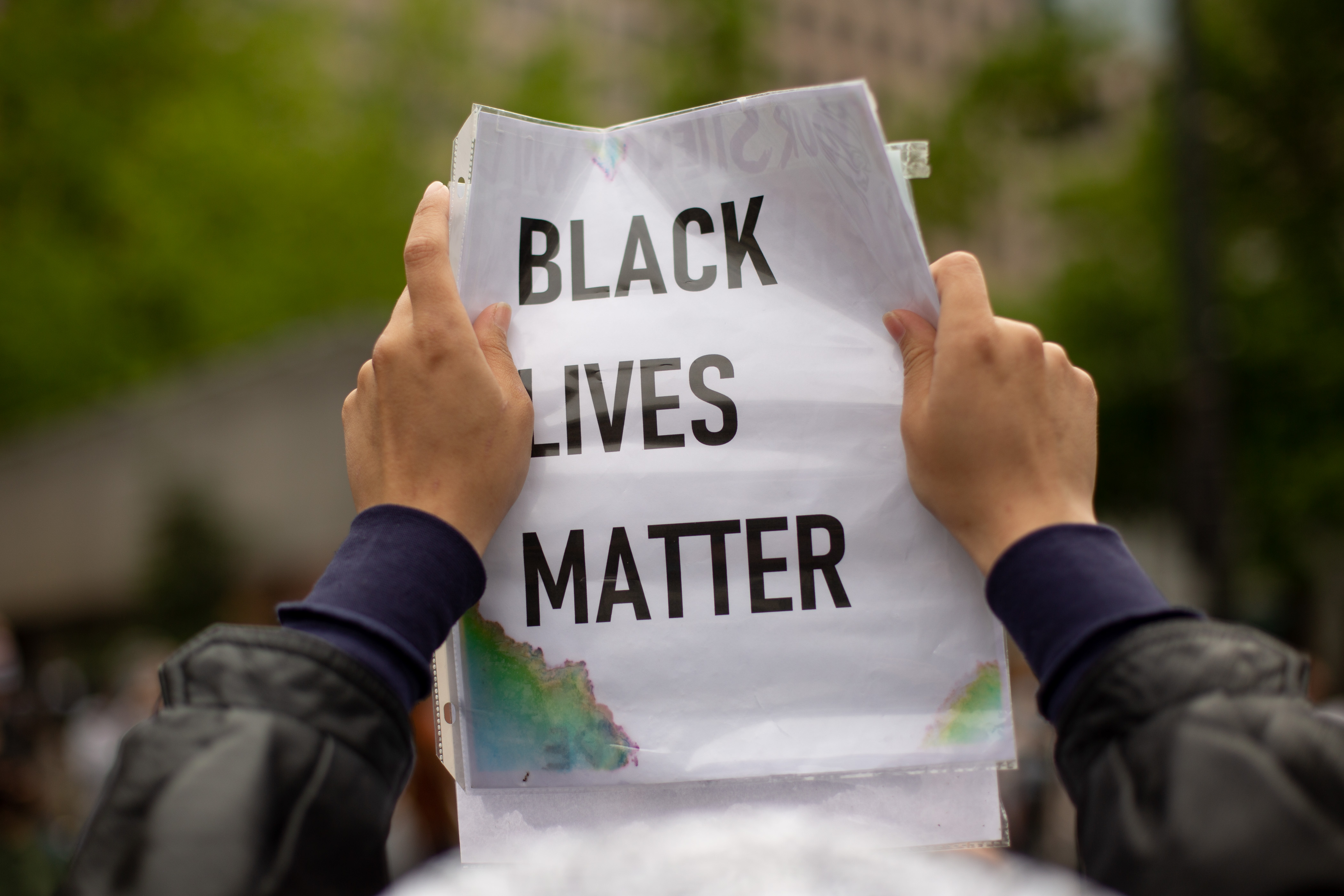 Black Livers Matter Protest Sign