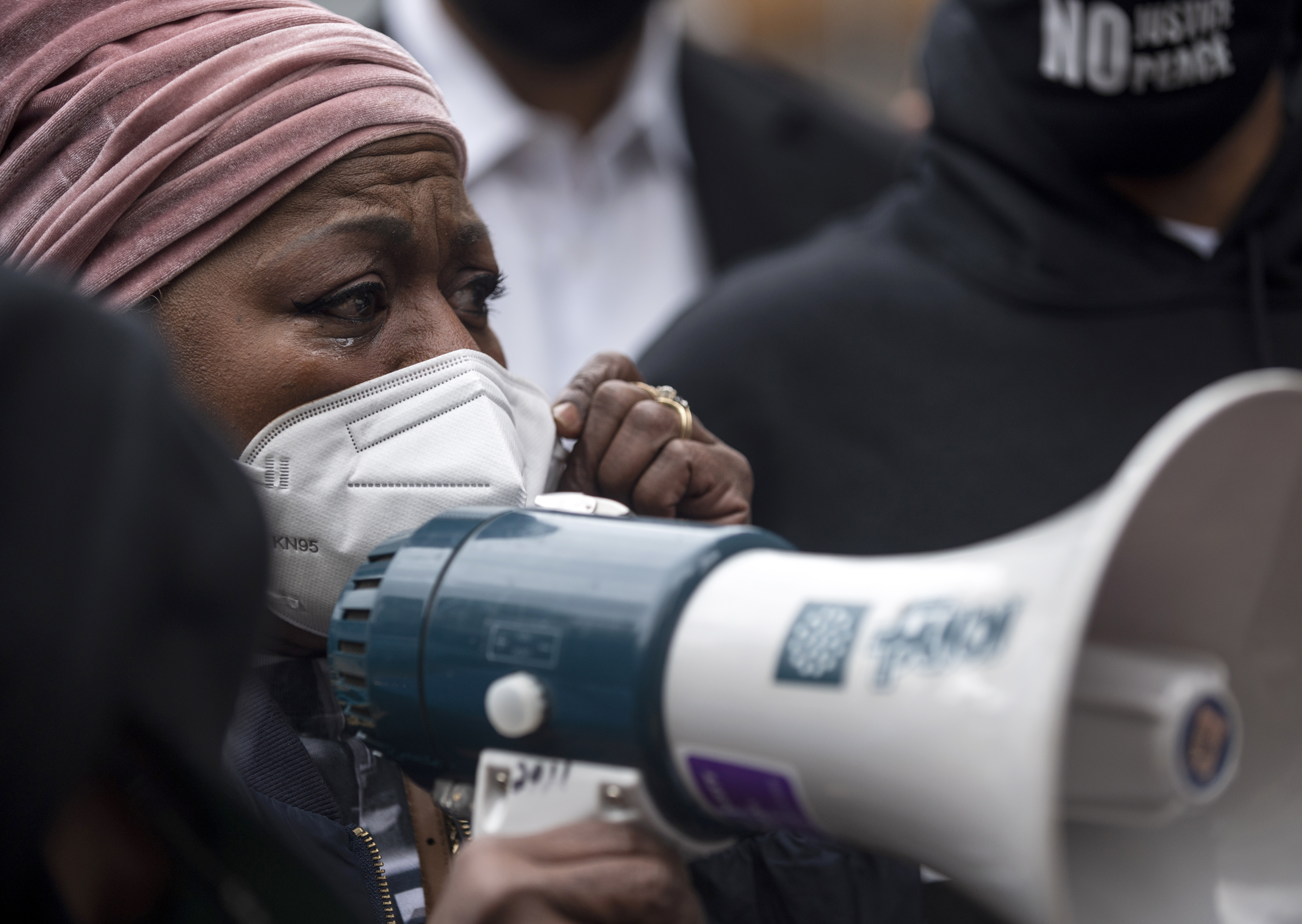 Valerie Castile Protesting