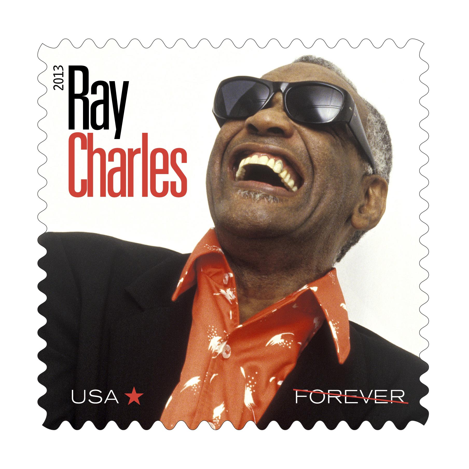 U.S. Postal Service Unveils Ray Charles Stamp