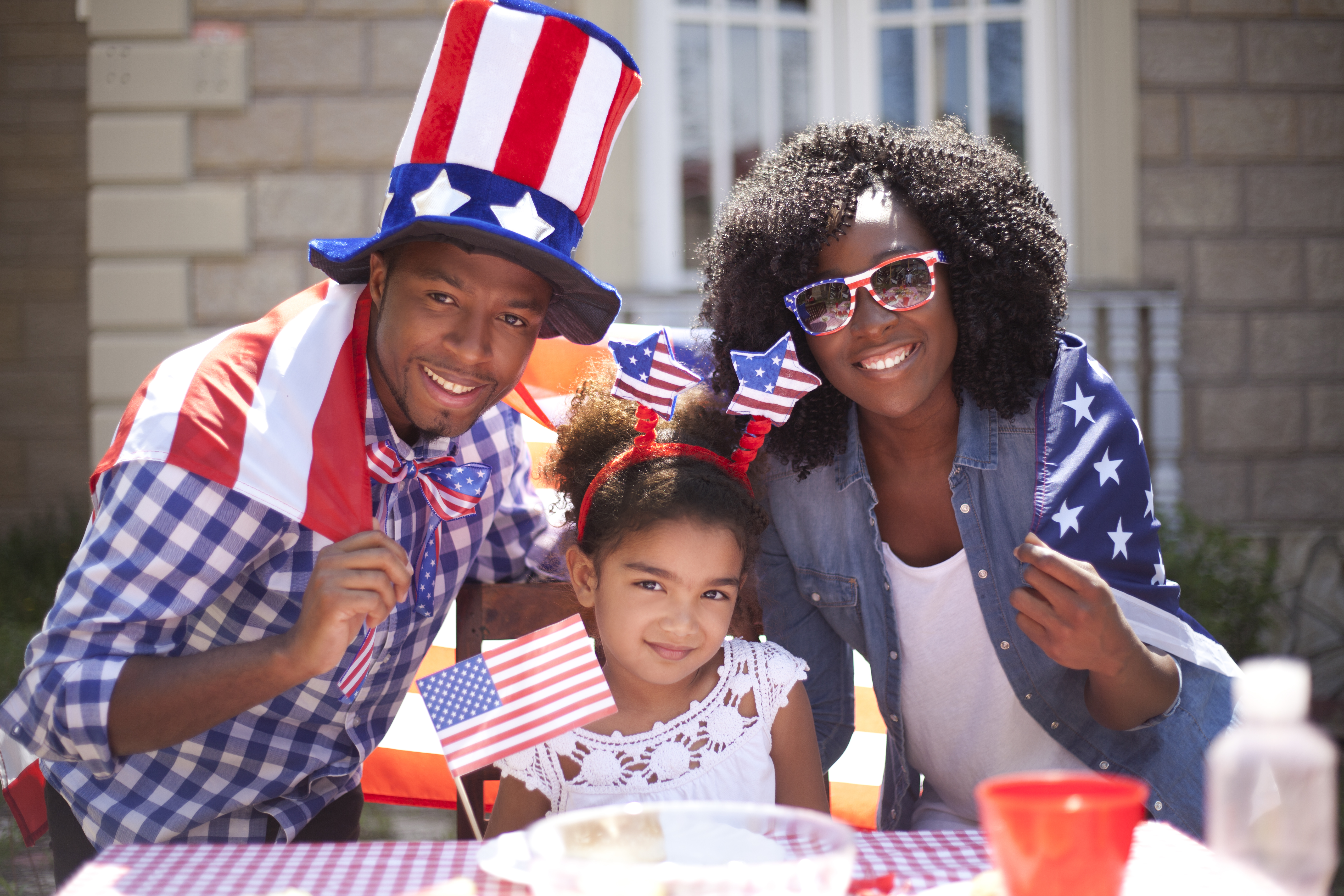 Family on Independence Day