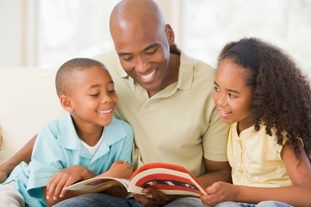 Family Reading Together