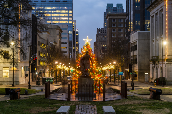 Downtown Raleigh NC Christmas