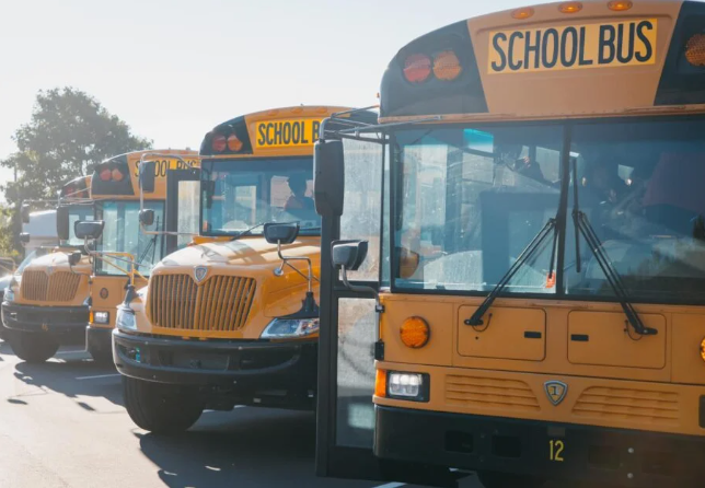 School Buses at Lebanon Community School Corporation