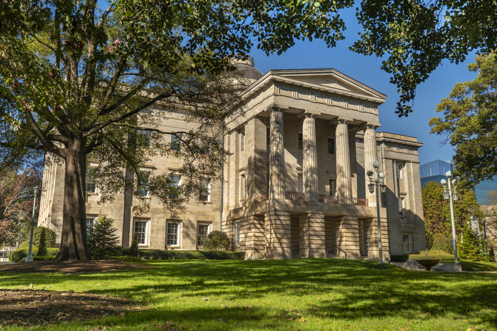 North Carolina State Capitol building in Raleigh